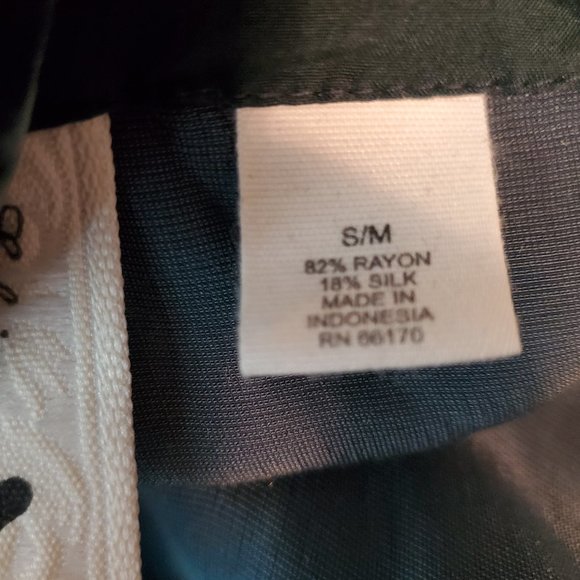 Eloise velvet robe anthropologie rare mineral blue luxury S M retro 90's - Picture 8 of 8